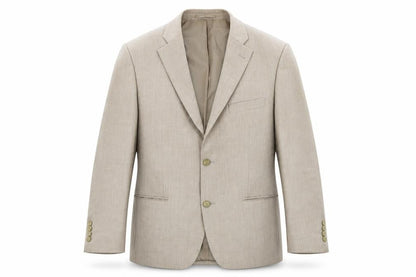 Greenwoods Men's Beige Blazer, 40S Polyester, Excellent