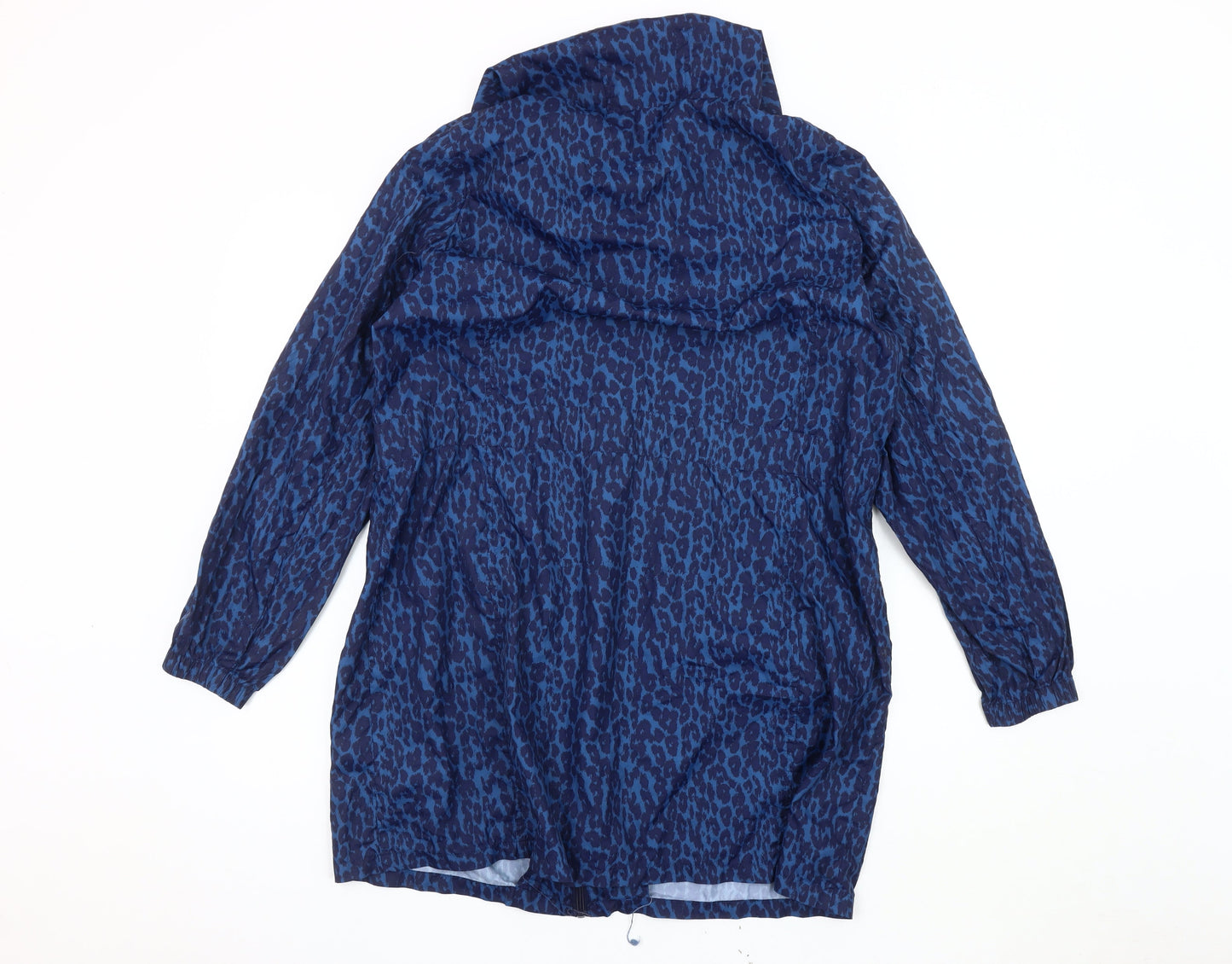 Marks and Spencer Women's Blue Animal Print Relaxed Jacket
