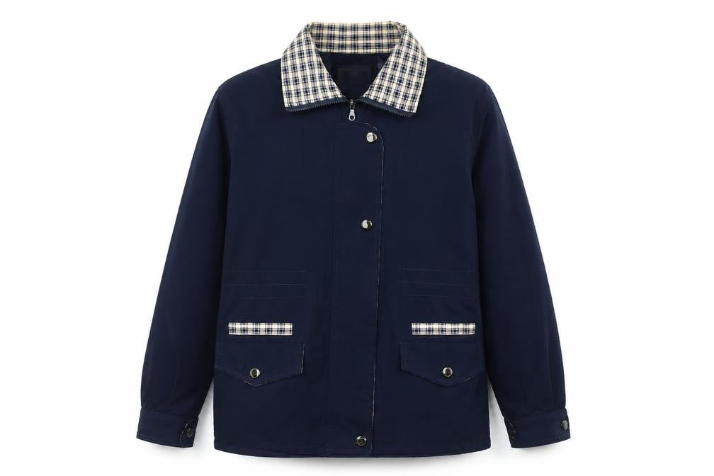 Hai Long Men's Blue L Basic Cotton Jacket