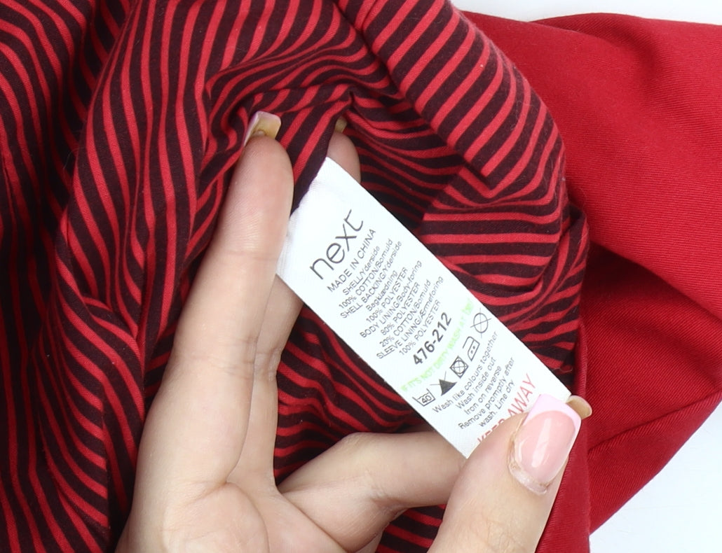 Next Red Women's Size 12 Trench Coat Jacket