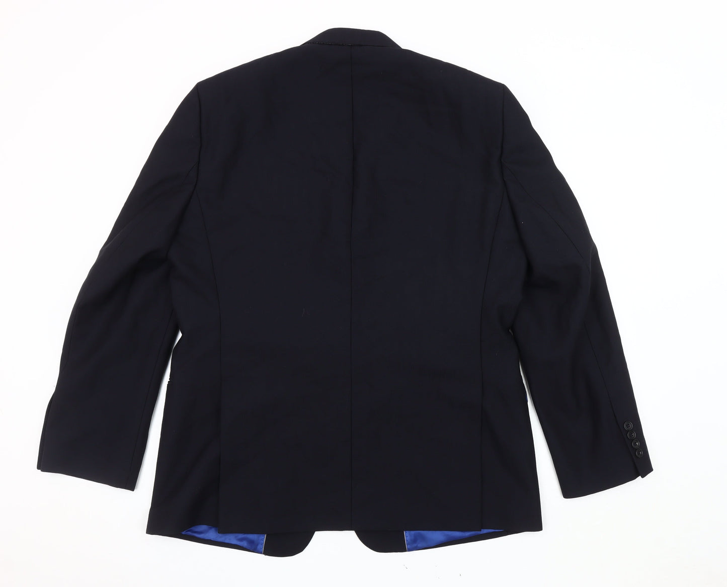 Magee Men’s Blue Blazer 38R Jacket Notch Lapel Formal