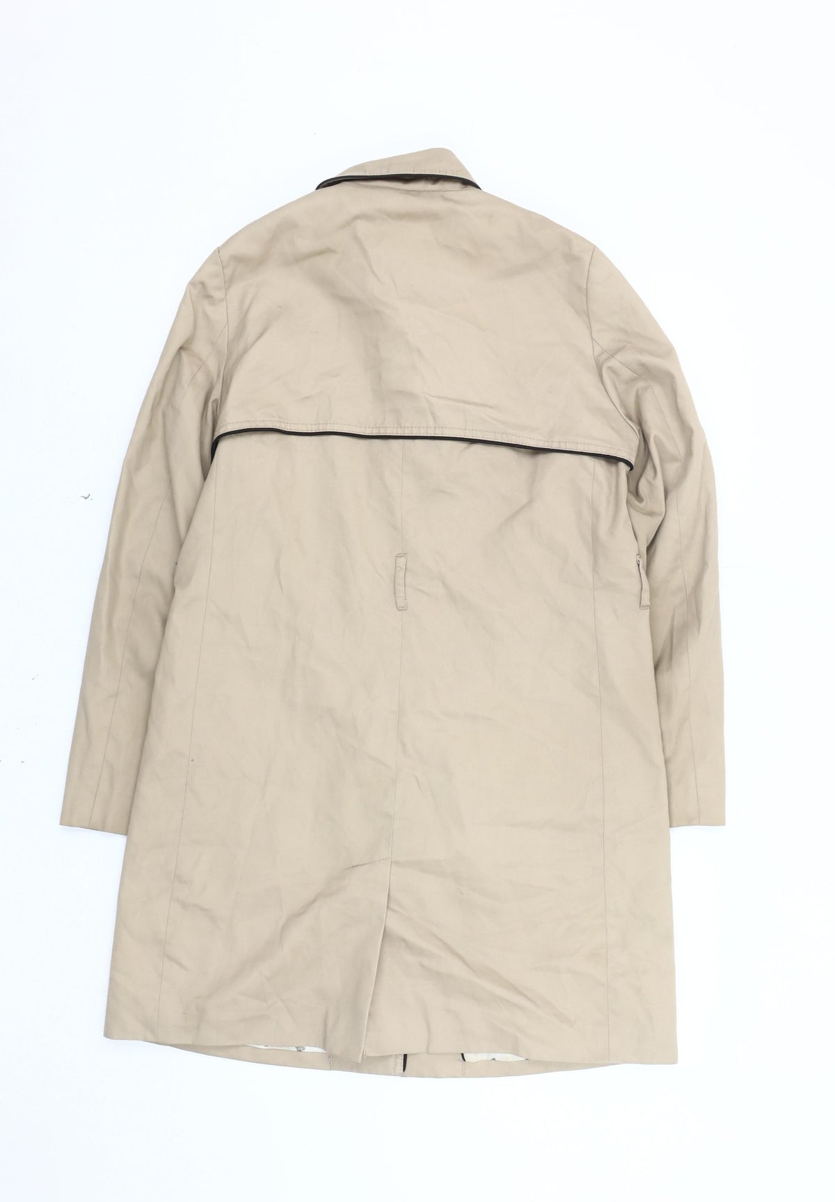 H&M Women's Beige Trench Coat Size 10