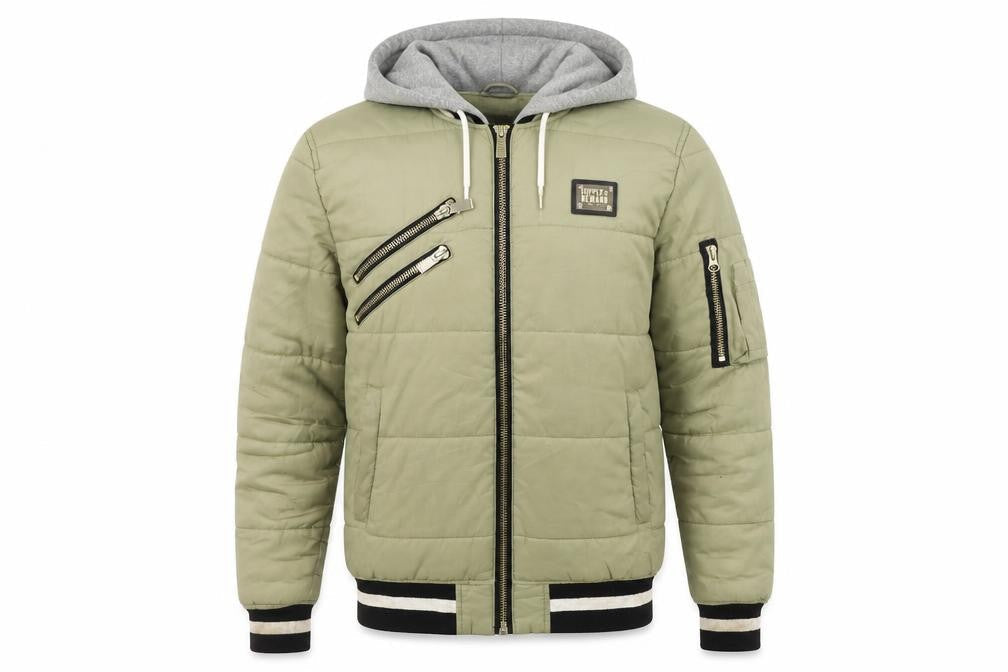 Supply & Demand Men's Green Bomber Jacket M