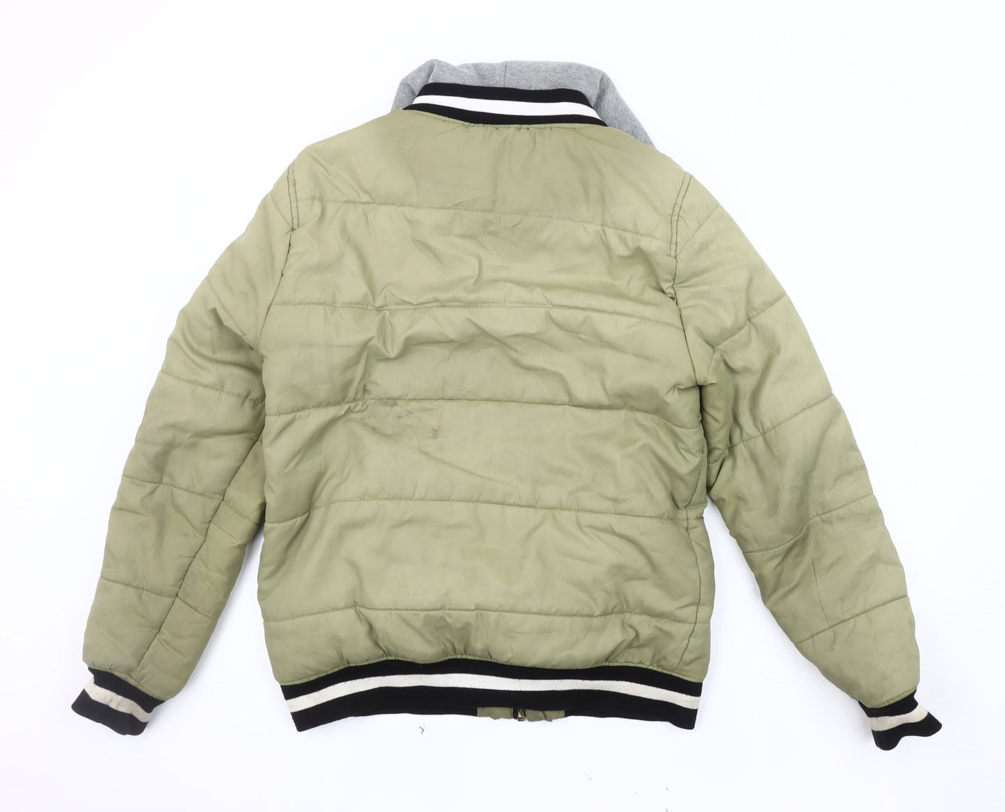 Supply & Demand Men's Green Bomber Jacket M