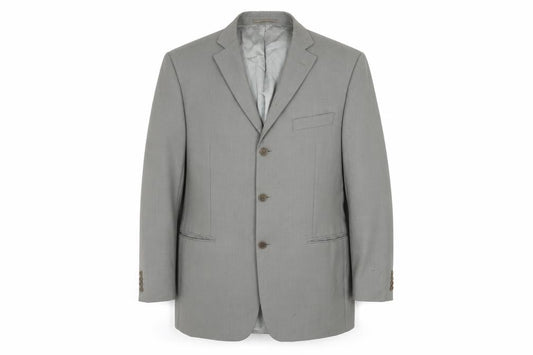 Marks & Spencer Men's Grey Wool Blazer Jacket 42L