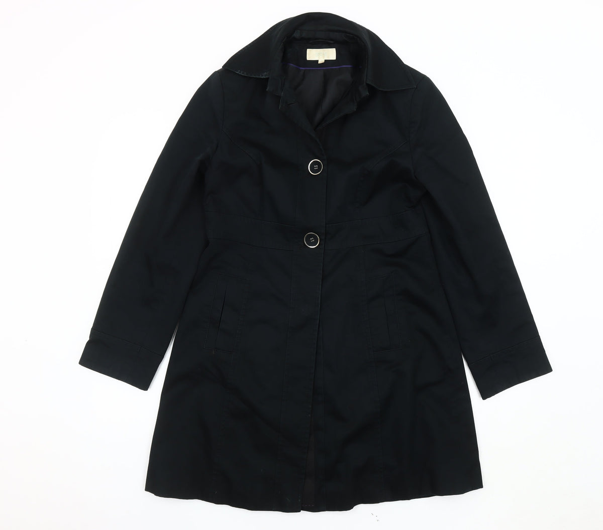 Marks & Spencer Women's Black Trench Coat Size 10