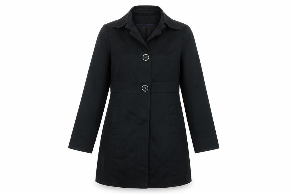 Marks & Spencer Women's Black Trench Coat Size 10