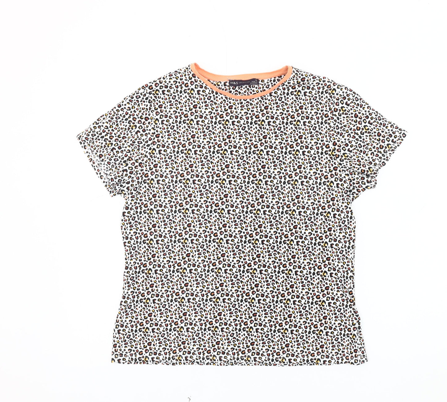 Marks & Spencer Women's Animal Print T-Shirt, UK 12