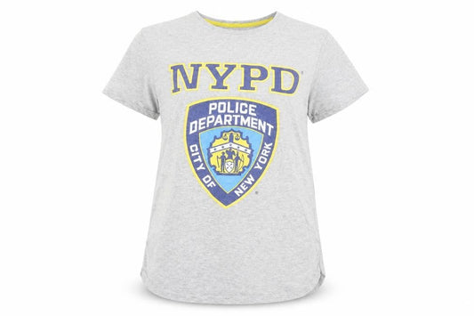 Sommerbond Womens NYPD Grey T-Shirt L Casual Top