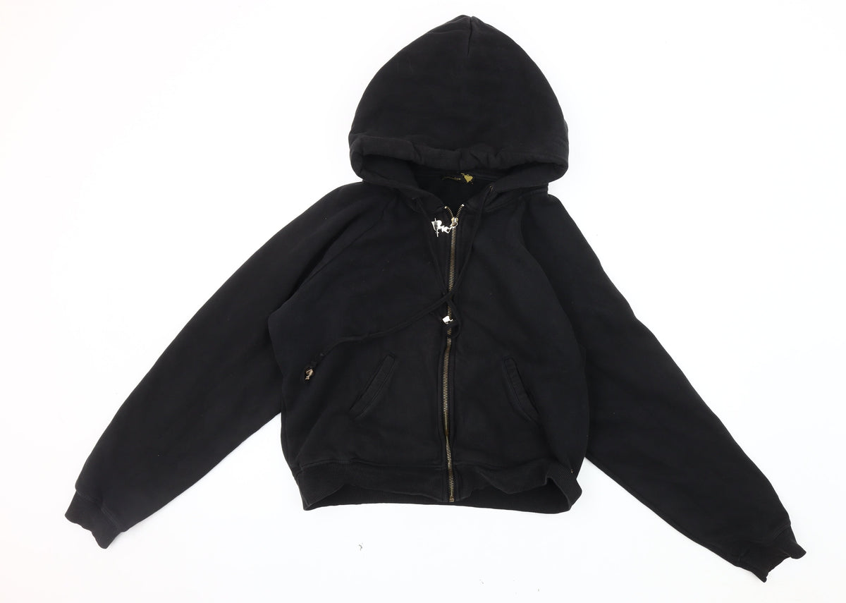 Sugarfree Women's Black XL Hooded Parka Jacket