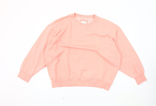 American Eagle Unisex Pink Pullover Sweatshirt, Size L