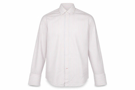 Brook Taverner Men's Multicoloured Stripe Shirt 15.5