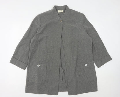 Viyella Grey Petite Blazer Women UK 14