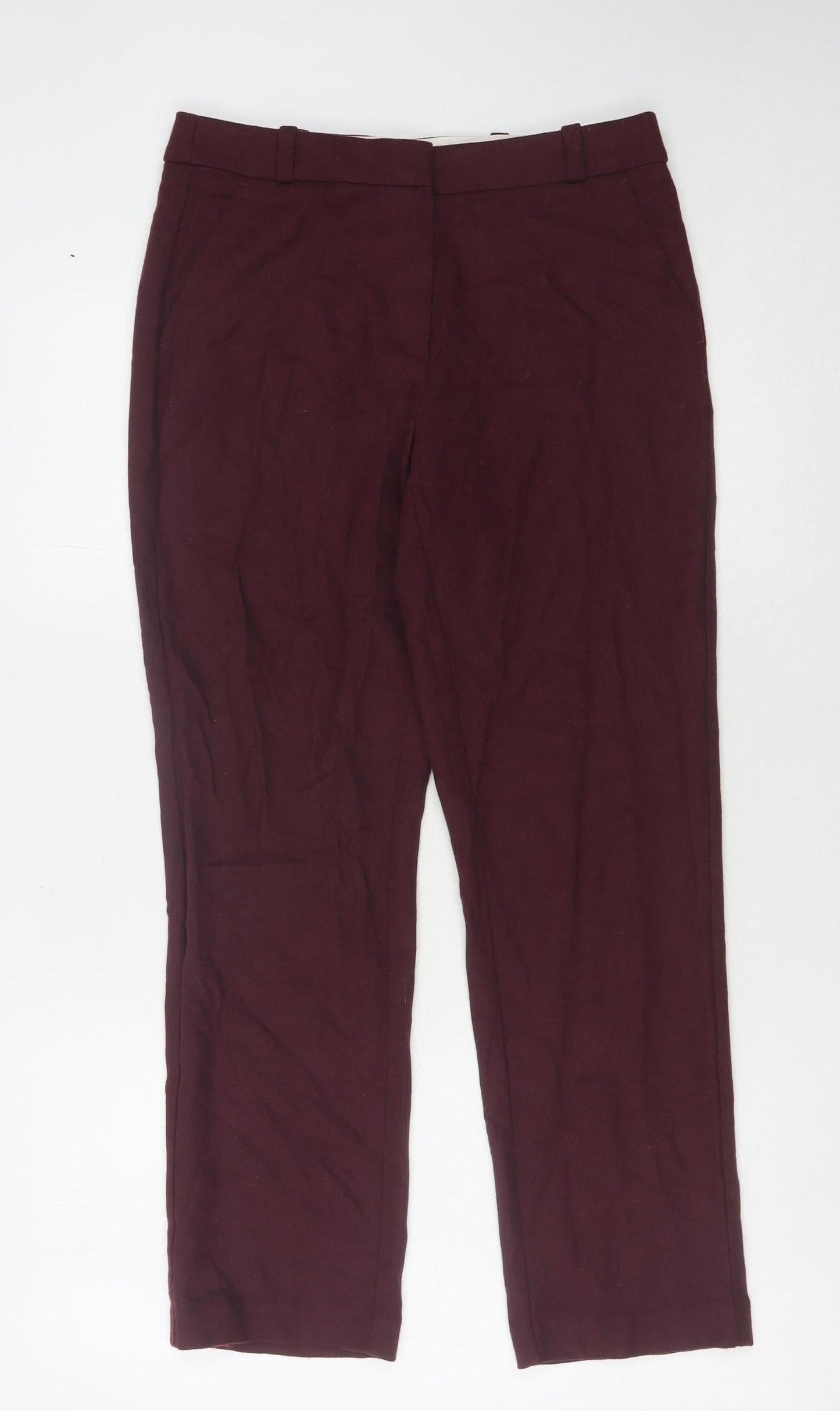 Marks and Spencer Women's Red Trousers, Size 10