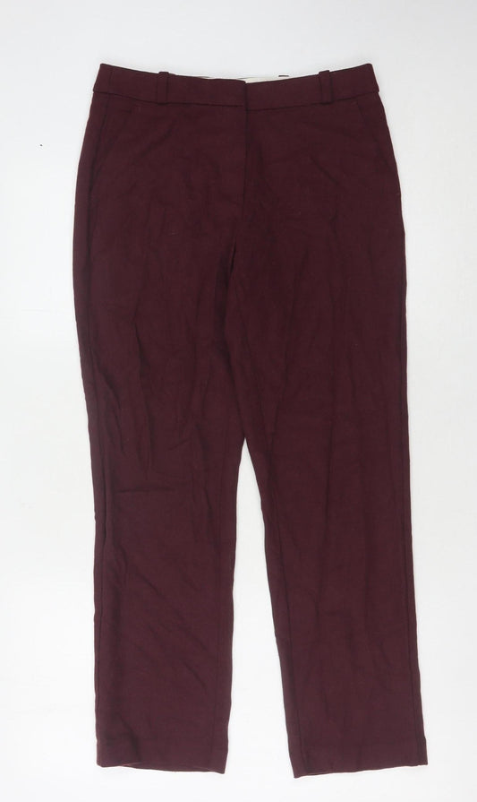 Marks and Spencer Women's Red Trousers, Size 10