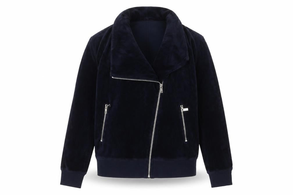 Two by Vince Camuto Women's Blue Zip Sweatshirt S