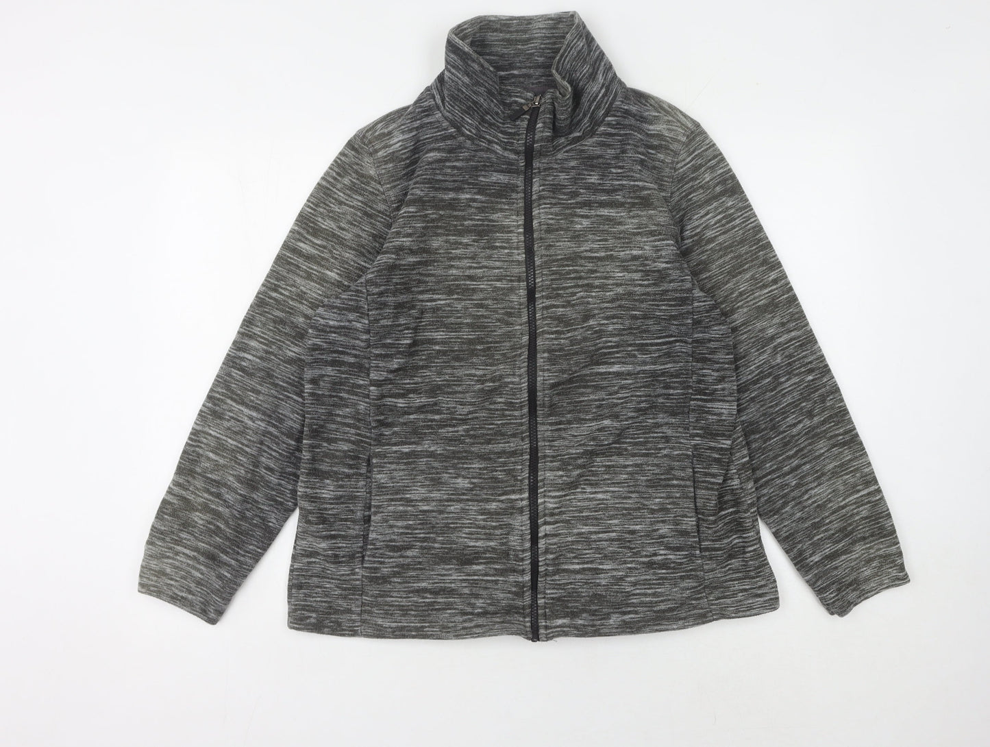 Bonmarché Women's Grey Mid-Length Jacket M