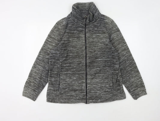 Bonmarché Women's Grey Mid-Length Jacket M