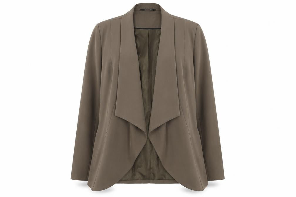 Bonmarché Women's Brown Blazer Size 12 Lined Long Sleeve