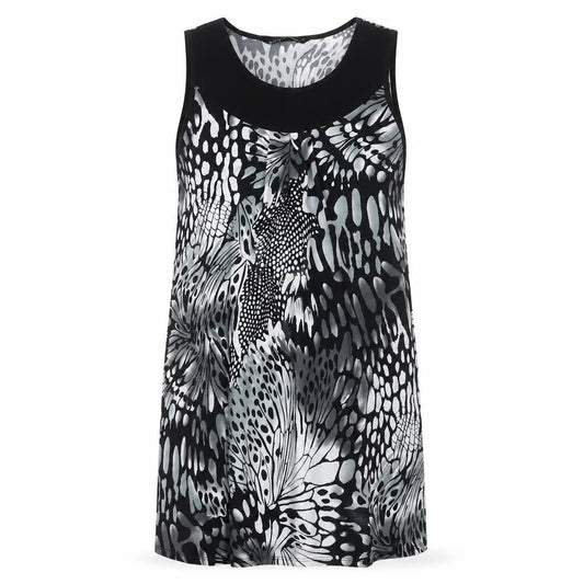 David Emanuel Women's Black Animal Print Dress Size 12