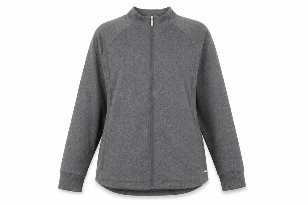 Dash Women's Grey Basic Jacket Size 14, Full Zip