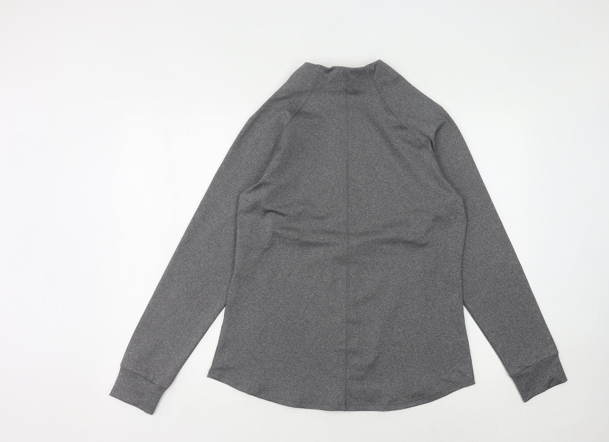 Dash Women's Grey Basic Jacket Size 14, Full Zip