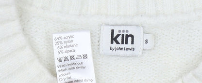 John Lewis Women's Crew Neck Colour Block Jumper S
