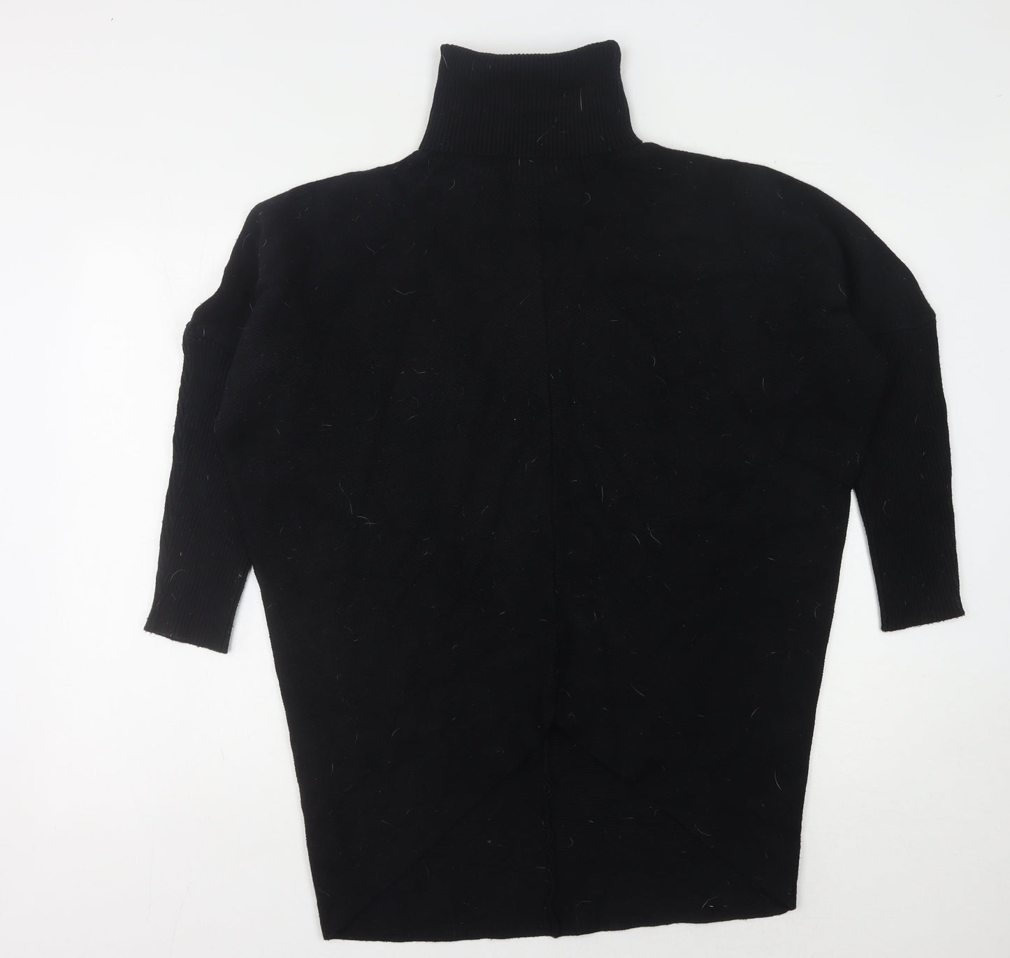 Blue Vanilla Women's Black Roll Neck Pullover Jumper