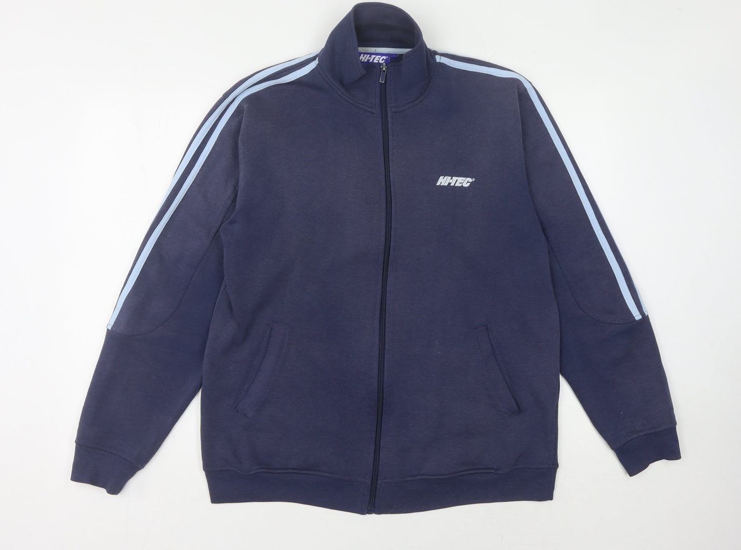 HI-TEC Men's Blue Full Zip Sweatshirt S