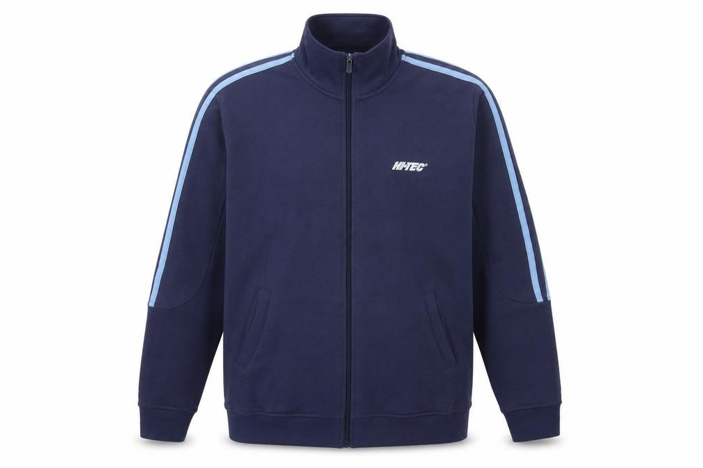 HI-TEC Men's Blue Full Zip Sweatshirt S