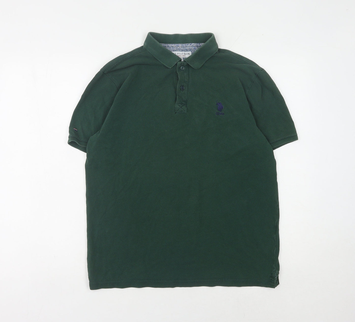 U.S. Polo Assn. Men's Green Polo Shirt L