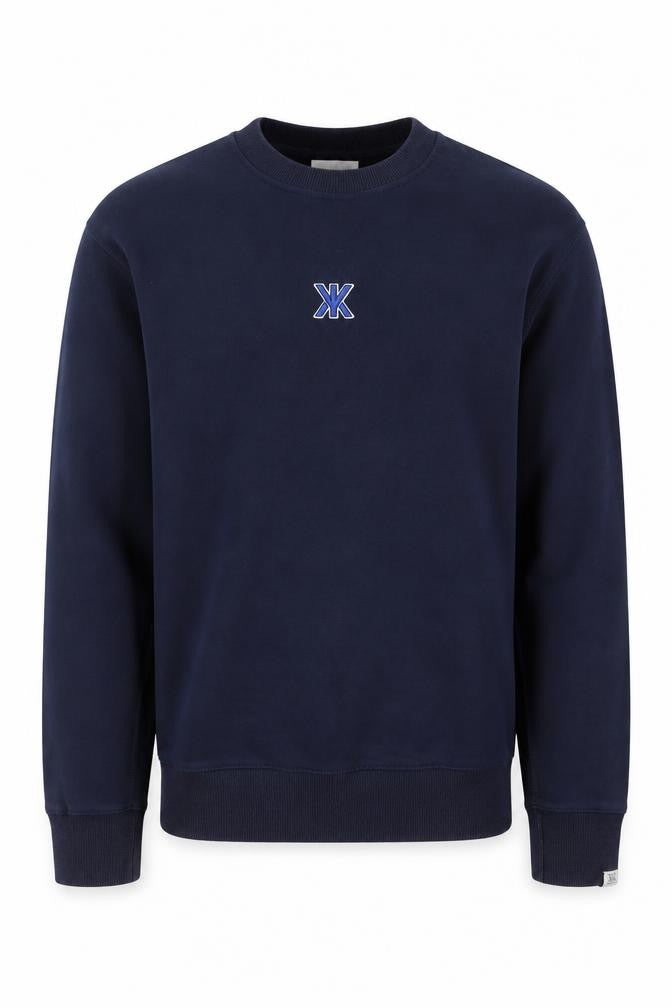 MIKKY KI. Men's Blue Pullover Sweatshirt L