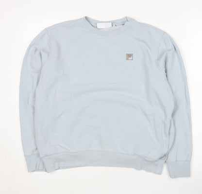 Fila Womens Blue Sweatshirt, Casual Comfort Size L,