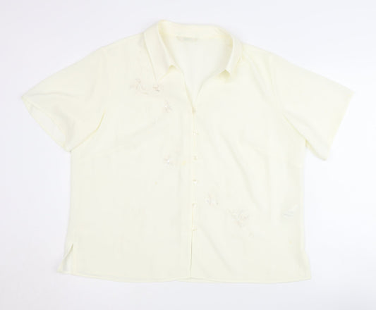 Marks and Spencer Ivory Blouse UK 18 Women