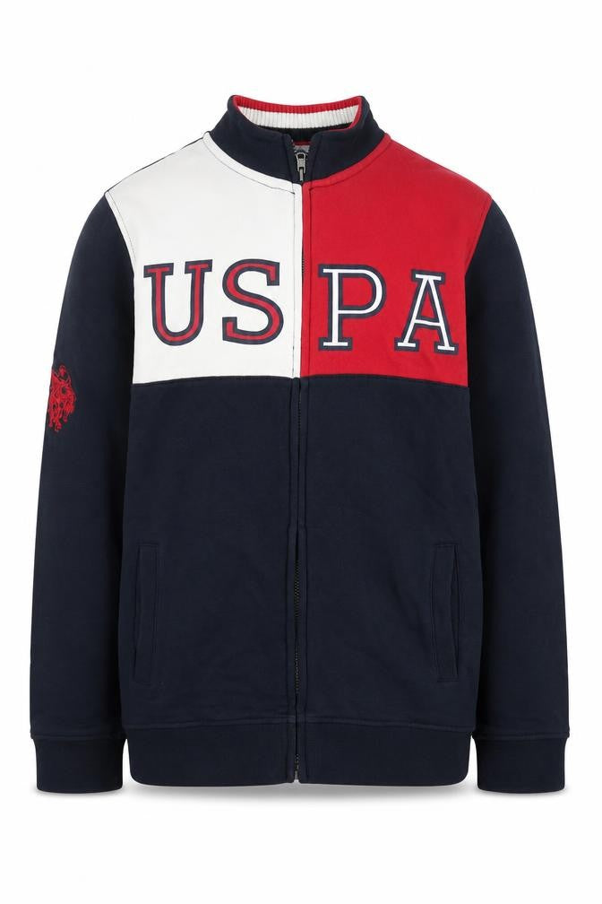 U.S. Polo Assn. Boys Track Jacket 12-13 Multicoloured