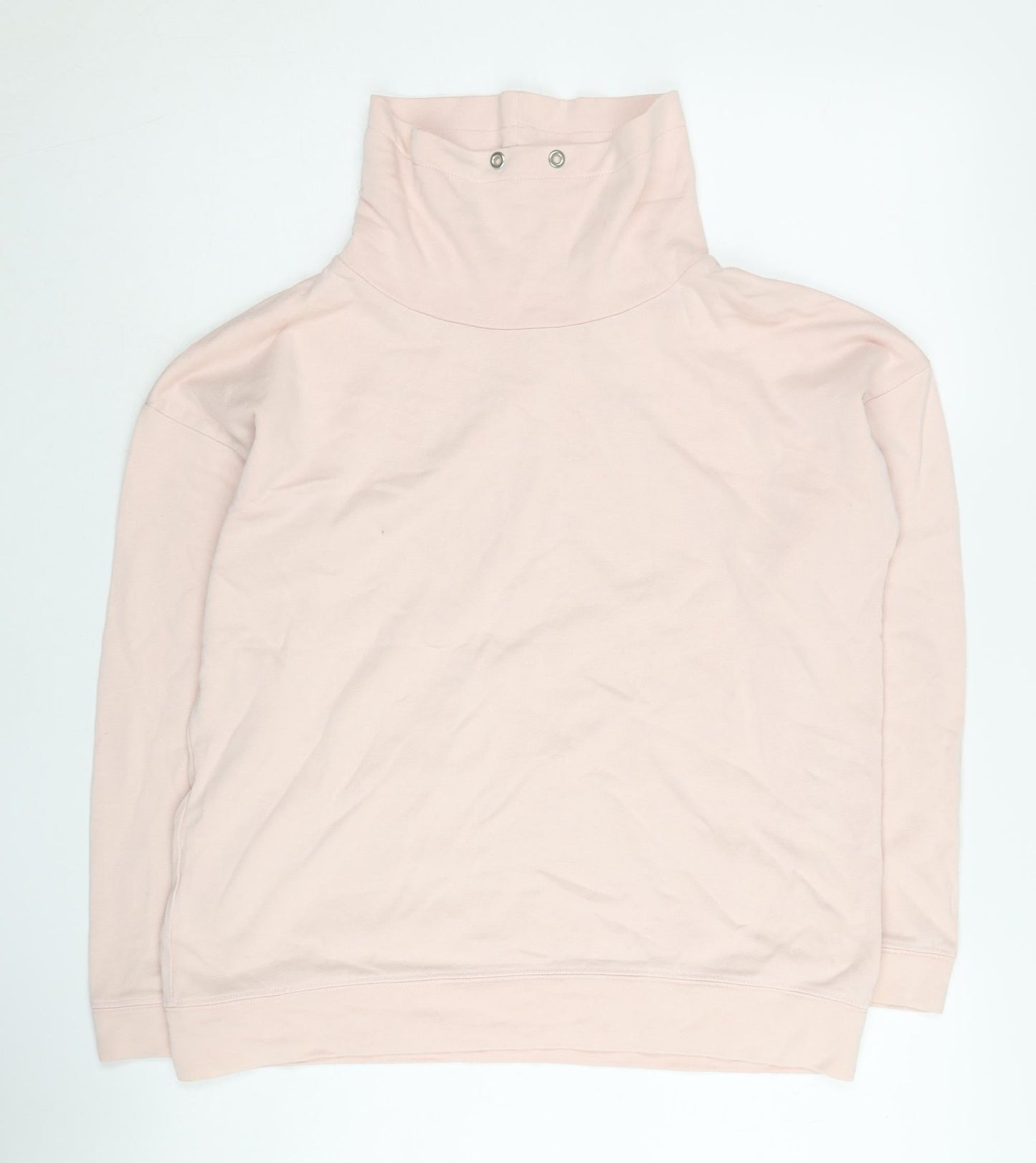 John Lewis Women's Pink High Neck Sweatshirt Size 10