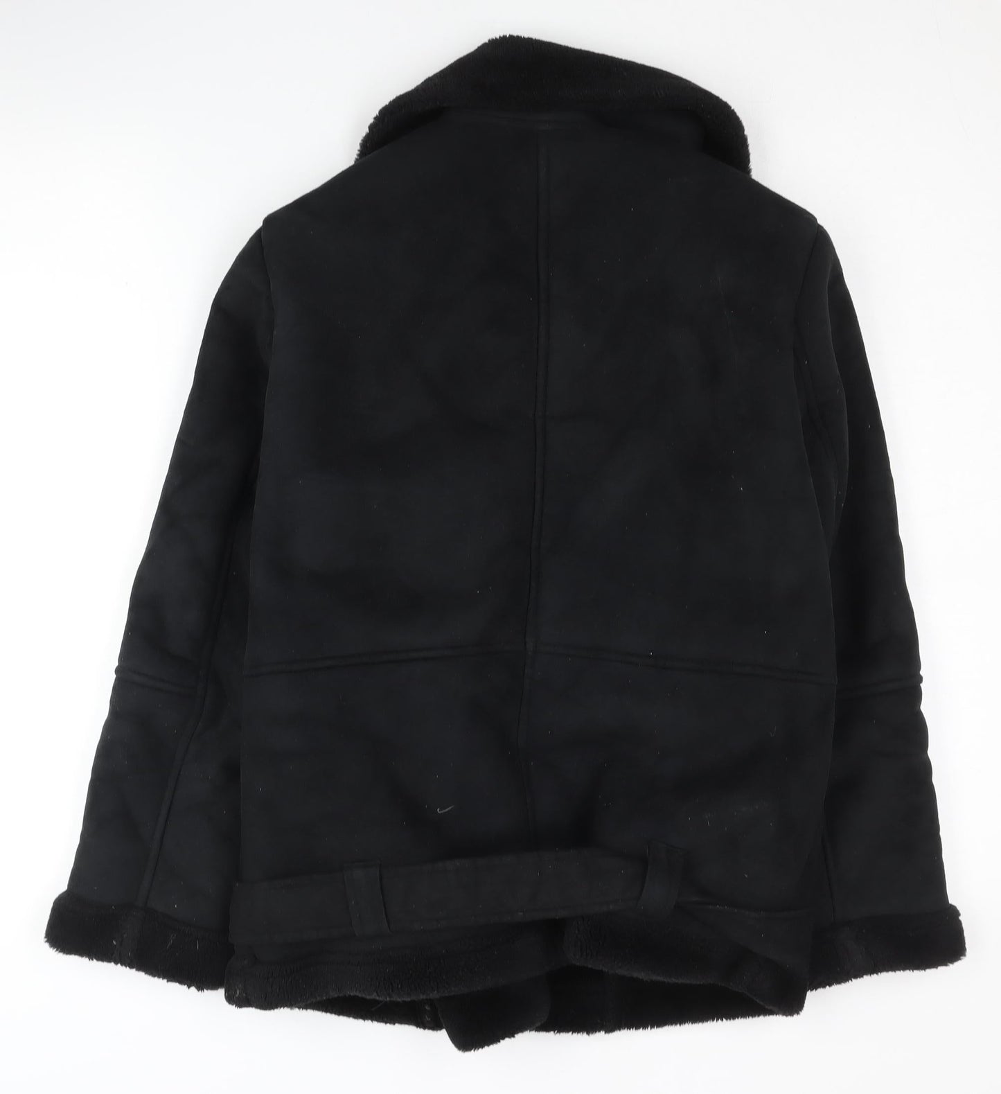 Topshop Women’s Black Biker Jacket Size 6