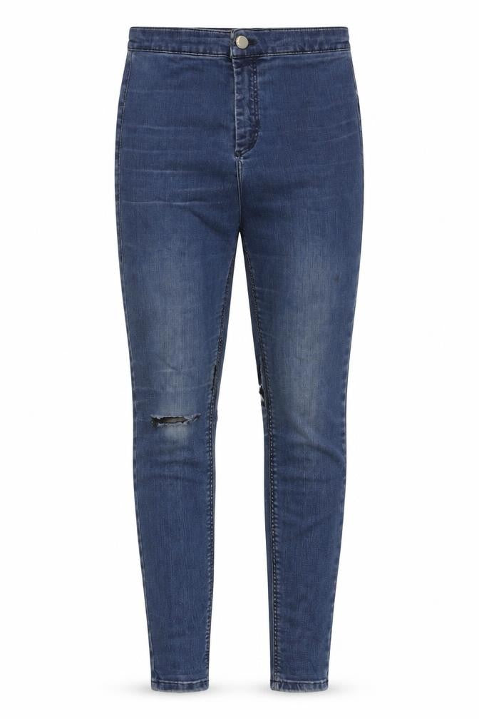 Topshop Women's Blue Skinny Jeans Size 8