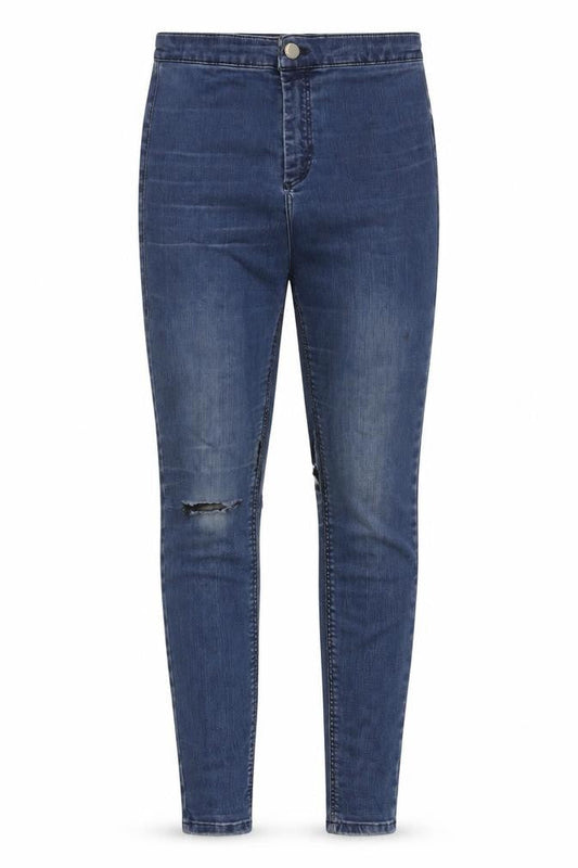 Topshop Women's Blue Skinny Jeans Size 8