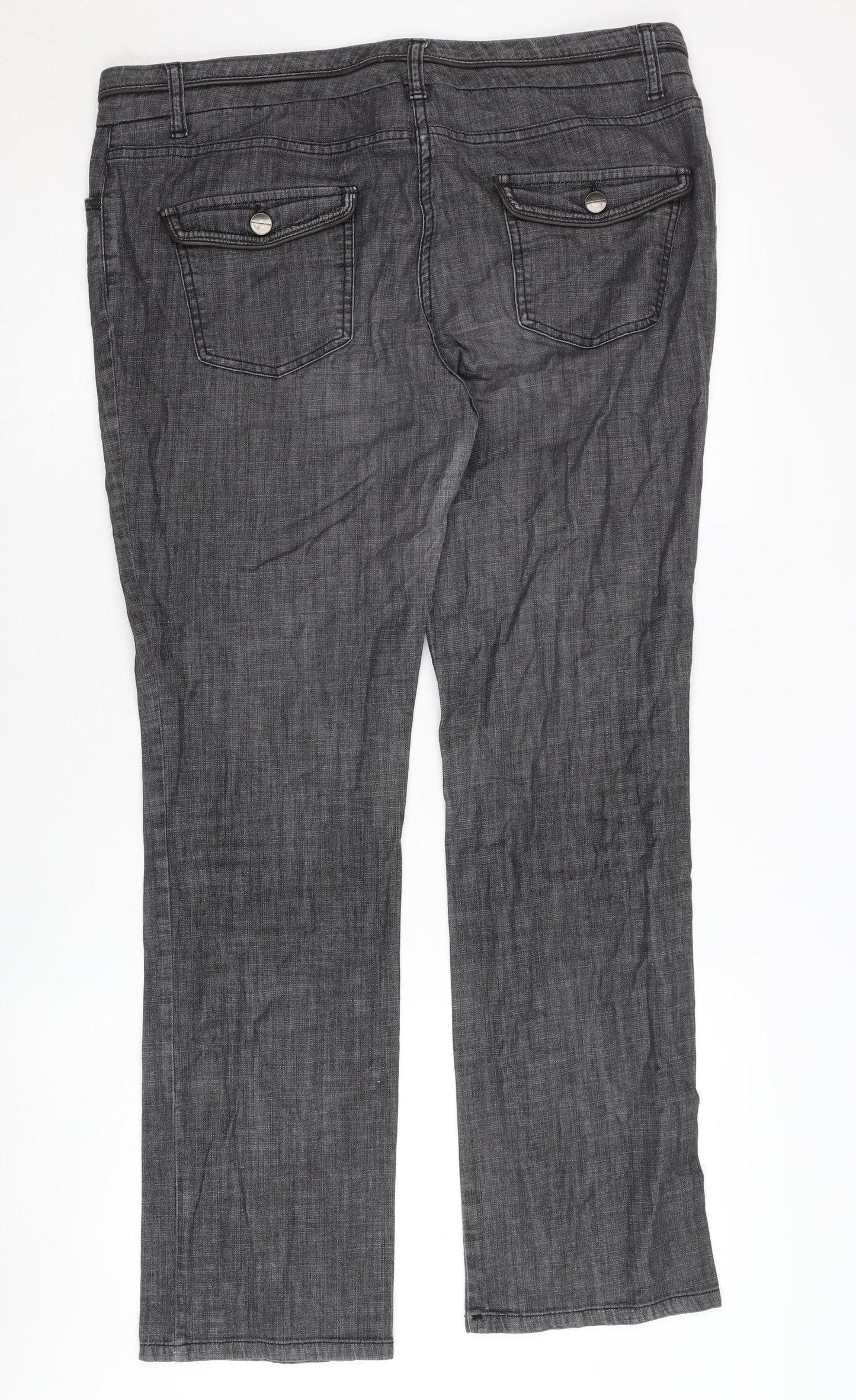 Marks and Spencer Women’s Grey Trousers, Size 14