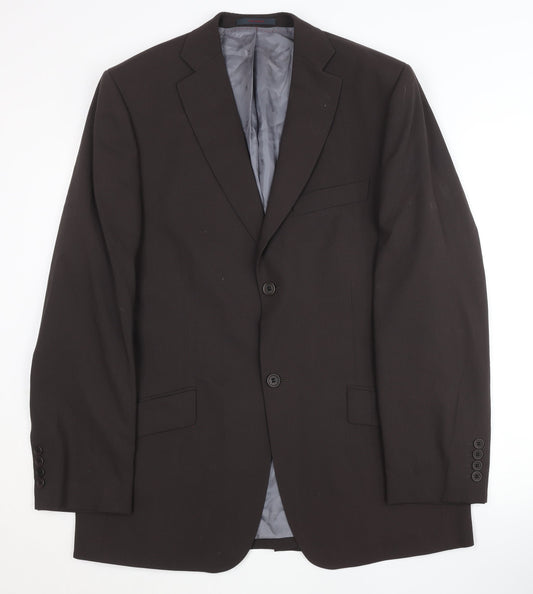 Ted Baker Men's Brown Wool Blazer, Size 40 R