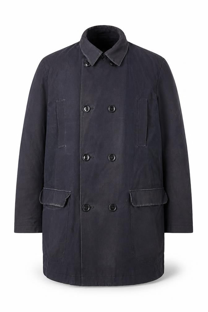 Jasper Conran Men's Black Mid-Length Coat L
