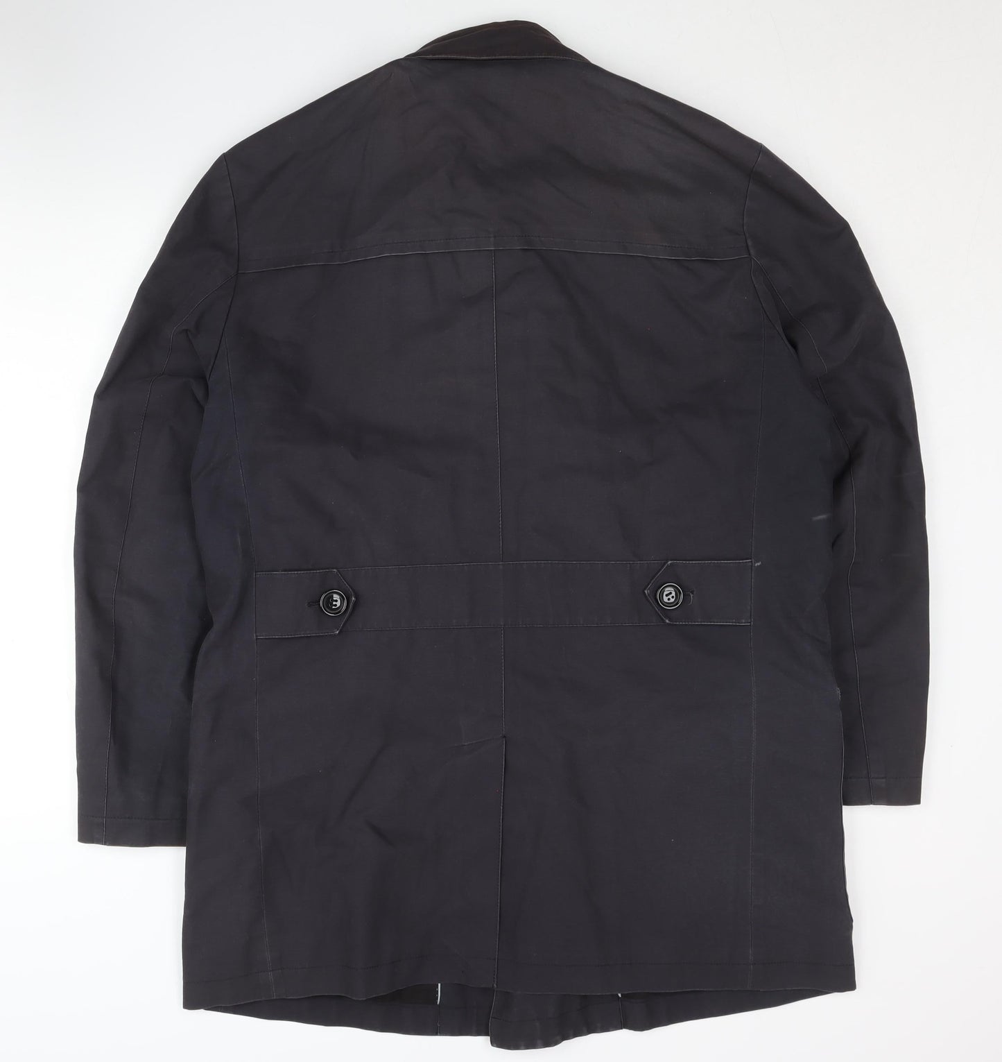 Jasper Conran Men's Black Mid-Length Coat L