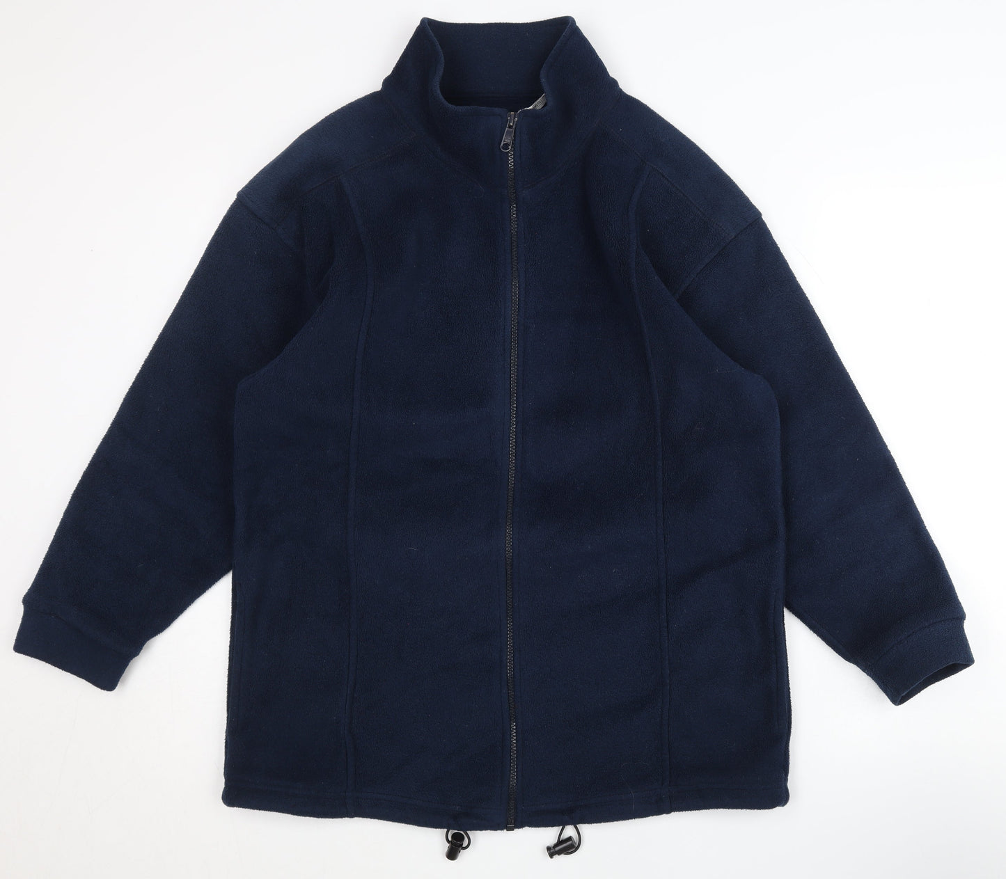 St Bernard Women's Blue Fleece Jacket Size 12