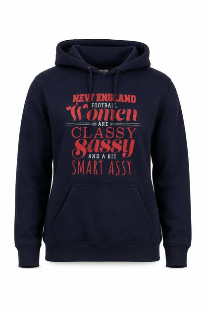 Gildan Women's Blue Pullover Hoodie, Size M, Graphic Print