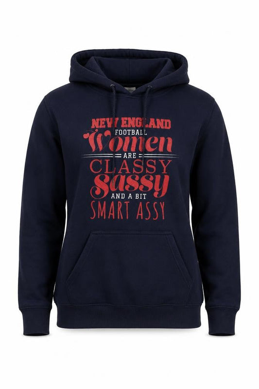 Gildan Women's Blue Pullover Hoodie, Size M, Graphic Print