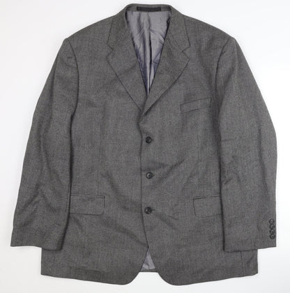 Marks & Spencer Men's Grey Blazer 46R Classic Formal