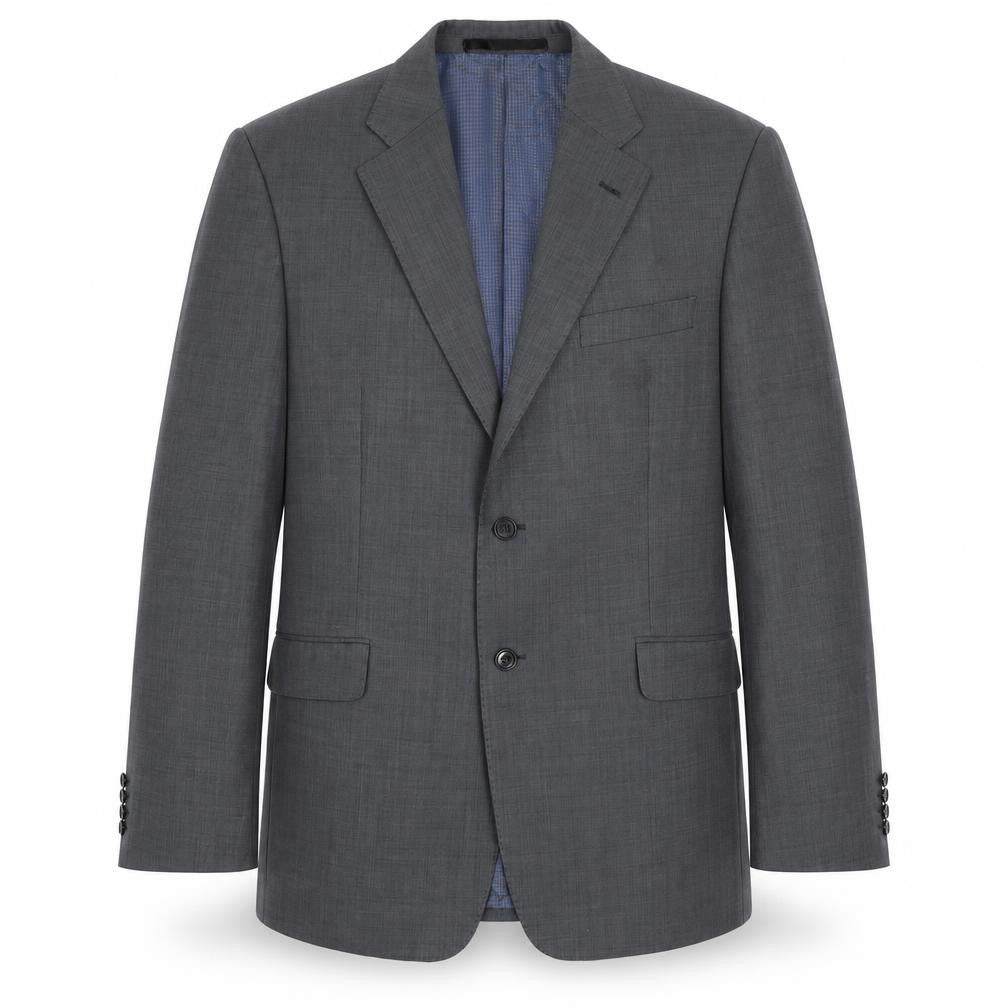 Marks & Spencer Men's Grey Blazer, 40R Single-Breasted