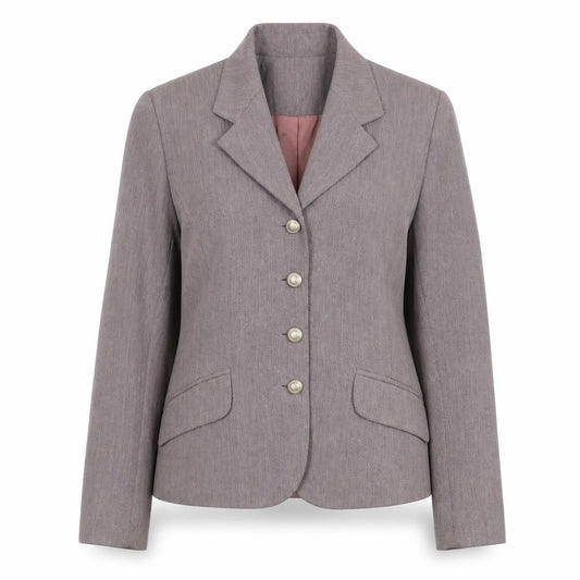 River Island Grey Women's Blazer, Size 12, Notch Lapel, Lined
