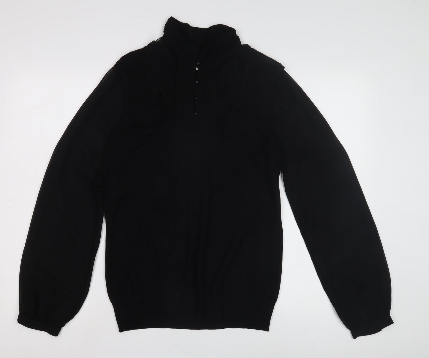 Next Women's Black Long Sleeve Jumper Size 14